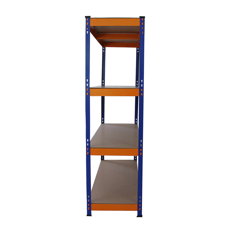 S-RaxWorks Warehouse Storage Shelving Racking, Blue/Orange, 150cm W, 5